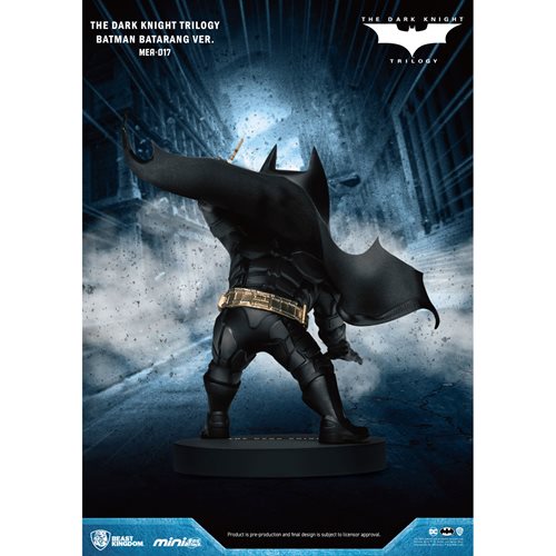 Dark Knight Trilogy Batman with Batarang MEA-017 Figure - Previews Exclusive