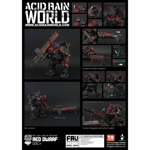Acid Rain FAV-A81 Red Dwarf D2C-R Action Figure