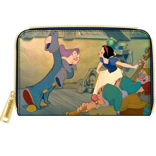 Snow White Film Scenes Zip-Around Wallet