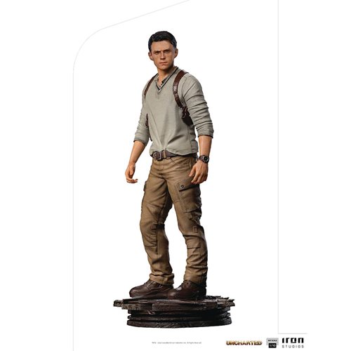 Uncharted Movie Nathan Drake Art 1:10 Scale Statue