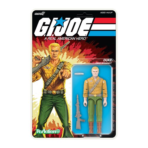 G.I. Joe Duke (Cartoon) 3 3/4-Inch ReAction+ Figure