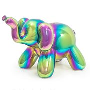 Balloon Animal Small Elephant Rainbow Money Bank
