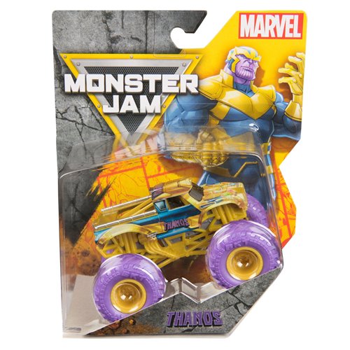 Monster Jam Marvel Monster Truck Single Pack Mix 5 1:64 Scale Vehicle Case of 4