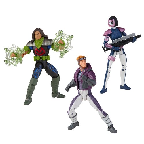 X-Force Marvel Legends Rictor, Domino, and Cannonball 6-Inch Action Figures 3-Pack