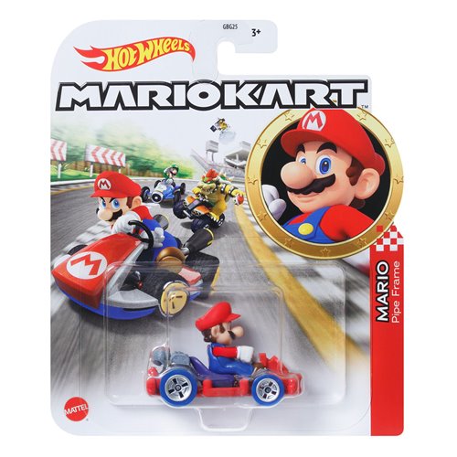Mario Kart Hot Wheels 2024 Mix 6 Vehicle Case of 8