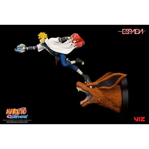 Naruto: Shippuden Minato vs. 9 Tailed Fox Limited Edition 1:8 Scale Wall Statue