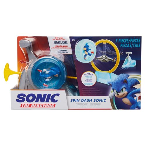 Sonic the Hedgehog Movie Spin Dash Sonic Playset