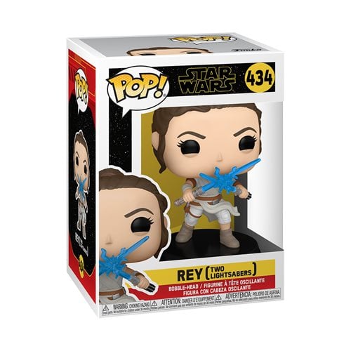 Star Wars: The Rise of Skywalker Rey with 2 Light Sabers Pop! Vinyl Figure