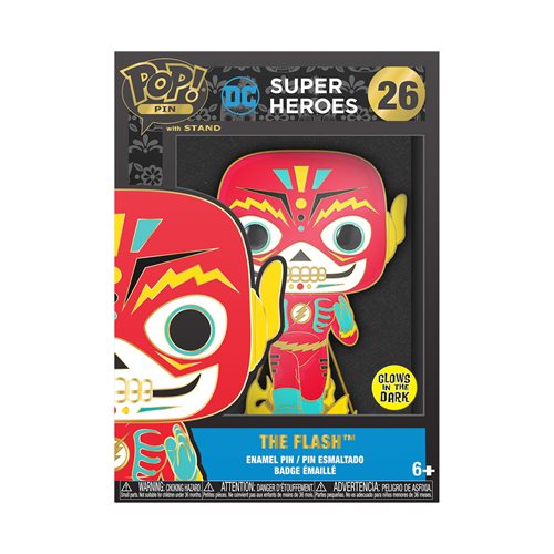 DC Comics Day of the Dead Flash Large Enamel Funko Pop! Pin