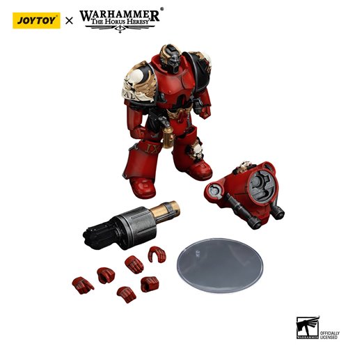 Joy Toy Warhammer Horus Heresy Blood Angels Tears Squad Arch-Erelim with Grenade Launcher 1:18 Scale