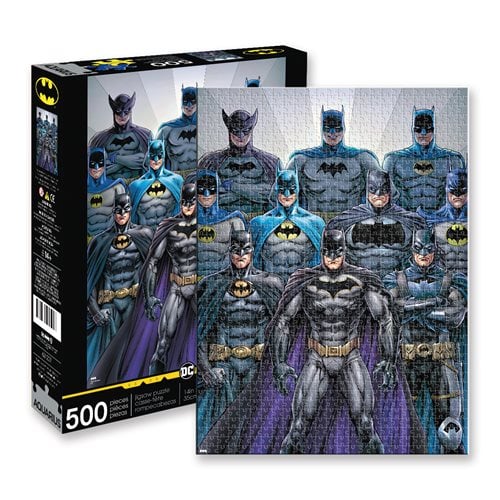 DC Comics Batman Batsuits 500-Piece Puzzle