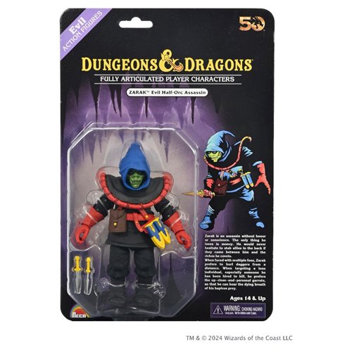 Dungeons and Dragons 50th Anniversary Zarak 7-Inch Scale Action Figure