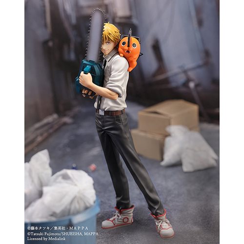 Figurine - Chainsaw Man statuette S-Fire PVC 1/7 Denji & Poch