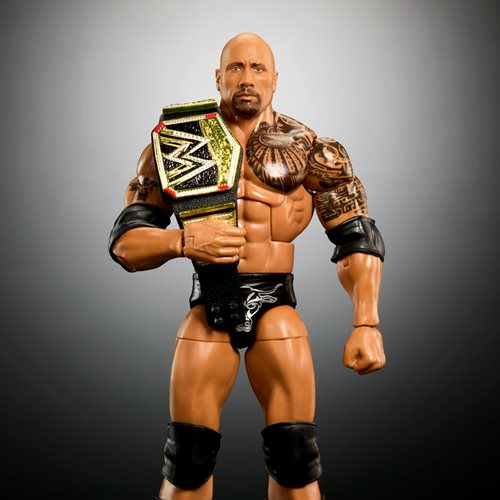 WWE WrestleMania Elite 2024 The Rock Action Figure