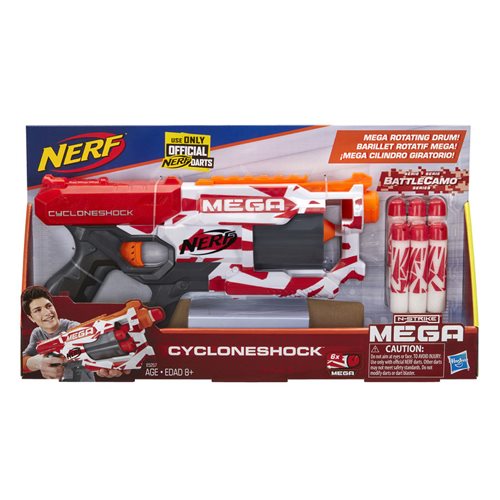 Nerf CycloneShock Mega BattleCamo Series Blaster