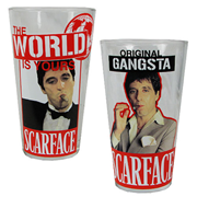 Scarface Gangsta 16 oz. Pint Glass 2-Pack