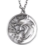The Witcher (Netflix) Wolf Medallion Prop Replica Necklace