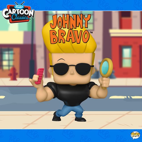 Johnny Bravo with Mirror and Comb Pop! Vinyl Figure