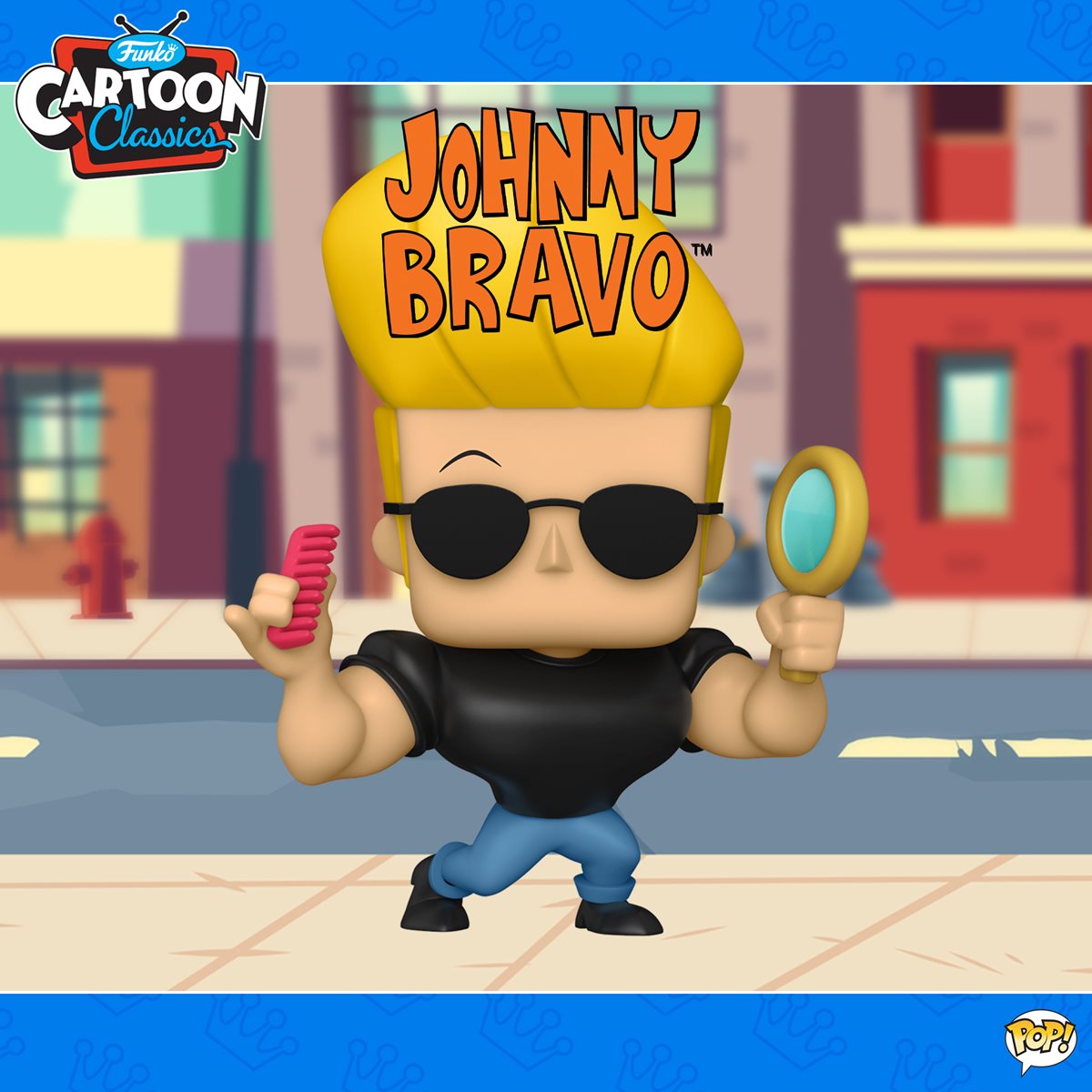 Funko Pop Johnny Bravo - Johnny With Mirror And Comb 1069