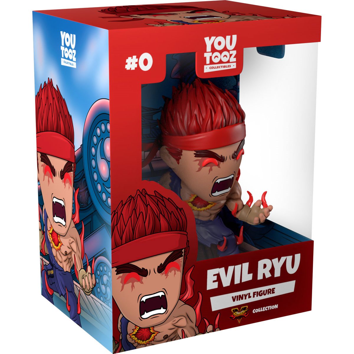 Street Fighter Collection Evil Ryu Vinyl Figure #0 3/5 2021 PRESALE 