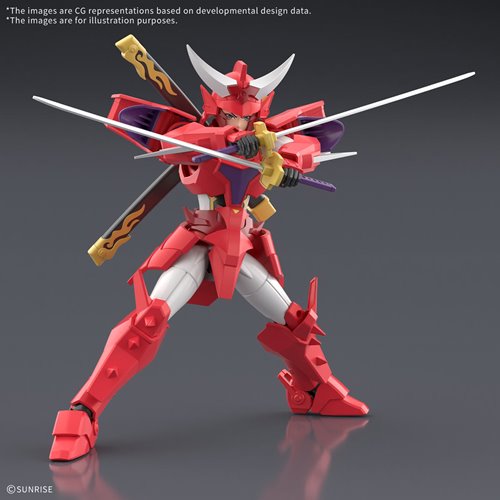 30 Minutes Fantasy Yoroi-Shinden Samurai Troopers Ronin Warriors Gai of the Heat Model Kit