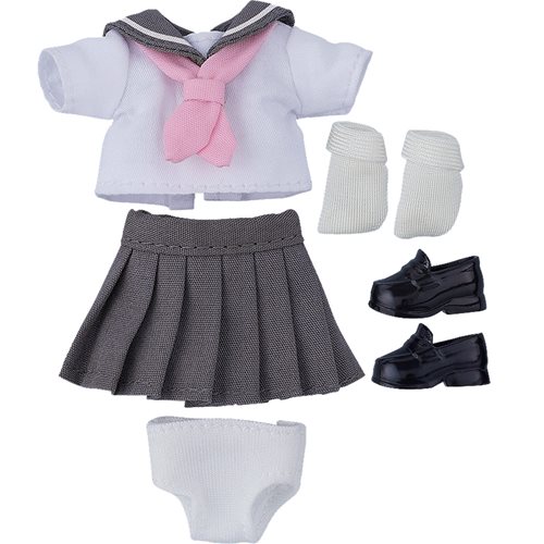Nendoroid Doll Short-Sleeved Sailor Outfit (Gray) Outfit Set