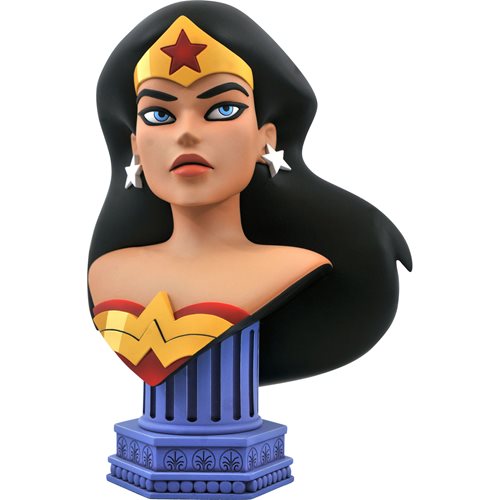 Justice League Animated Legends in 3D Wonder Woman 1:2 Scale Bust