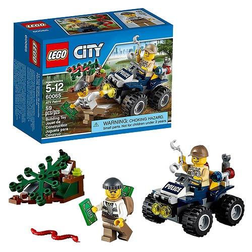 Lego City New Crook 60065 figurine ATV Patrol 