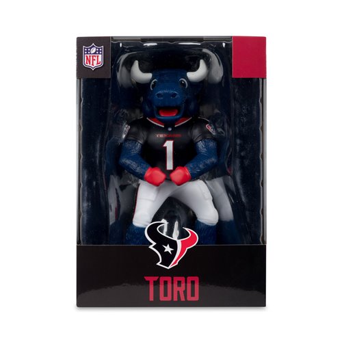 NFL SportsPicks Houston Texans Toro Mascot 8-Inch Posed Figure