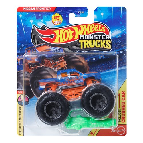 Hot Wheels Monster Trucks 1:64 Scale Vehicle 2026 Mix 3 Case of 8