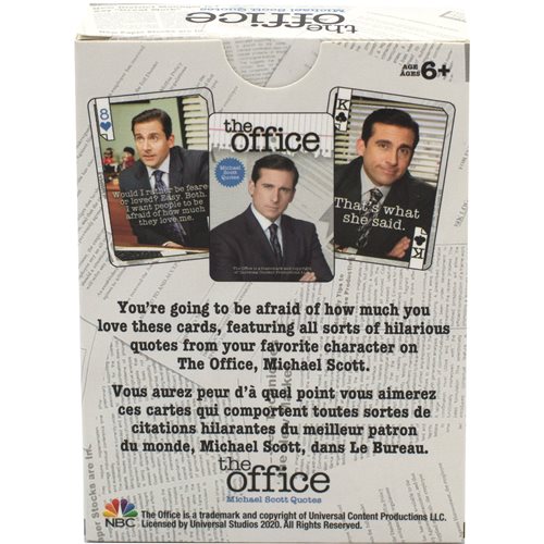 The Office Michael Scott Playing Cards