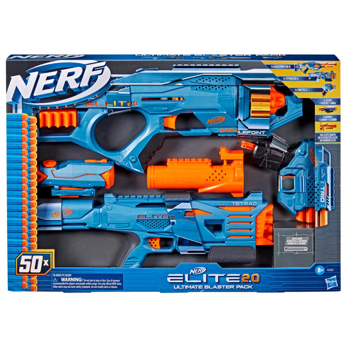 Nerf - Elite Darts 2.0 Recharge 50 Fléchettes