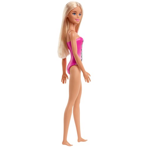 Barbie Beach Doll with Tropical Checkers Swimsuit