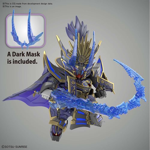 SD Gundam World Heroes 10 Nobunaga Gundam Epyon Dark Mask Version Model Kit