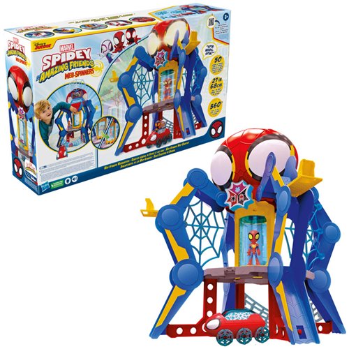 Spider-Man Spidey and His Amazing Friends Web-Spinners Web-Quarters Playset