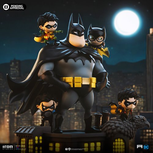 Batman Family DC Comics Animated Icons 1:10 Deluxe Art Scale