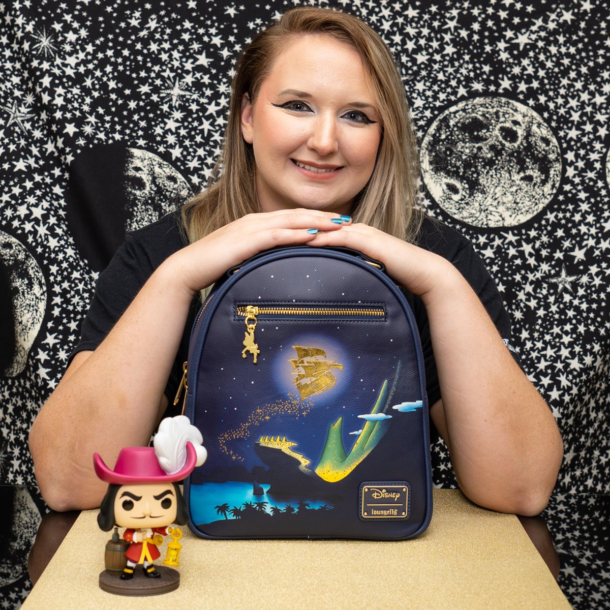 Loungefly Peter Pan Flying Jolly Roger Mini-Backpack
