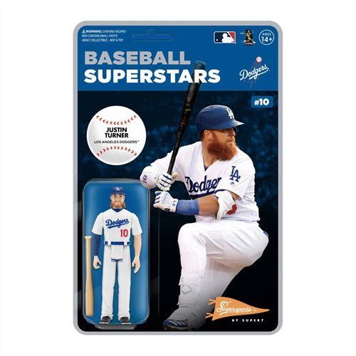 Major League Baseball Modern Justin Turner (Los Angeles Dodgers) 3 3/4-Inch ReAction Figure