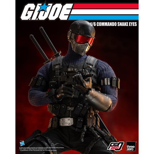 G.I. Joe Commando Snake Eyes FigZero 1:6 Scale Action Figure