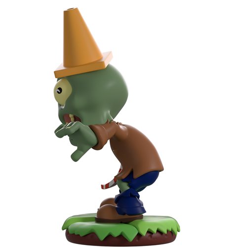 Plant Vs Zombies Collection Conehead Zombie Vinyl Figure #3
