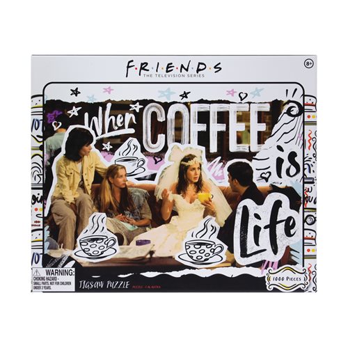 Friends Coffee Is Life 1,000-Piece Jigsaw Puzzle