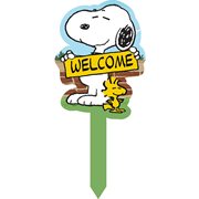 Peanuts Snoopy and Woodstock Welcome Yard Sign