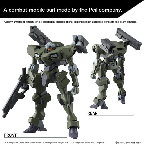 Mobile Suit Gundam: The Witch from Mercury Zowort Heavy High Grade 1:144 Scale Model Kit