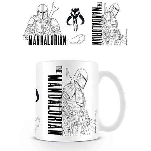 Star Wars: The Mandalorian Line Art 11 oz. Mug