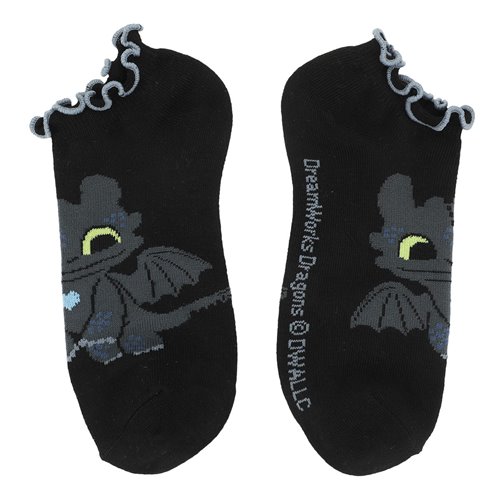 How to Train Your Dragon Toothless Lettuce Edge Ankle Sock 5-Pack