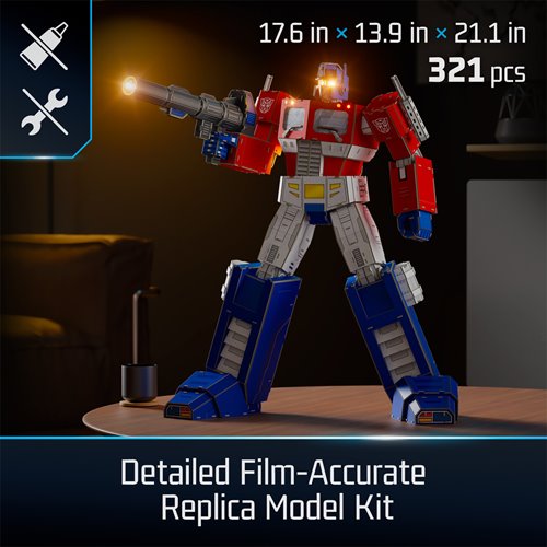 Transformers 4D Build Optimus Prime 3D Puzzle Model Kit with LED Lights