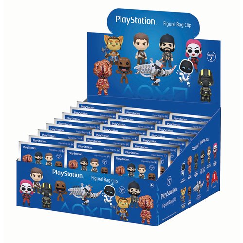 PlayStation Series 2 3D Foam Bag Clip Display Case of 24