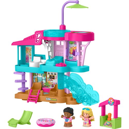 Little People Barbie Beach House Playset