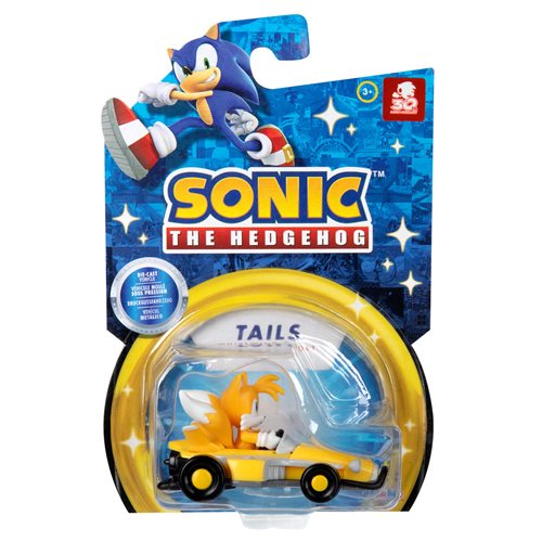 Sonic the Hedgehog 1:64 Scale Die-cast Vehicles Wave 1 Random Case of 8