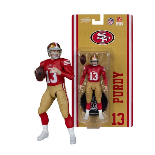 NFL McFarlane's SportsPicks Wave 2 San Francisco 49ers Brock Purdy 6-Inch Action Figure